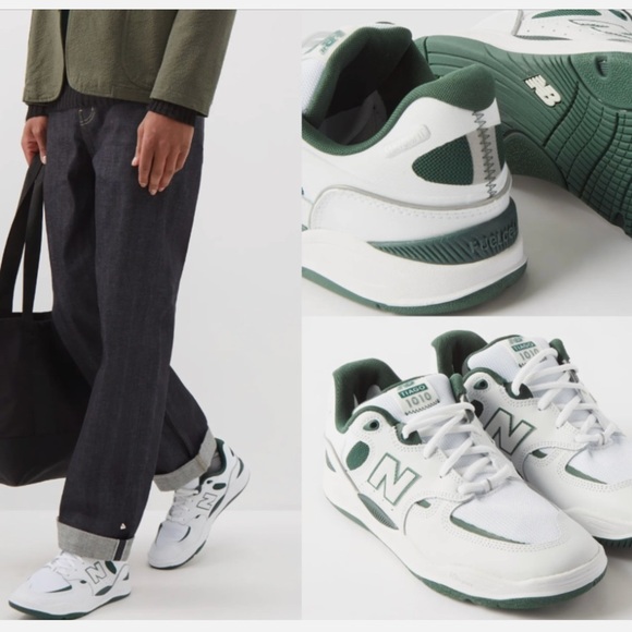 New Balance Other - New Balance Numeric Tiago 1010 White & Green Skate Shoes